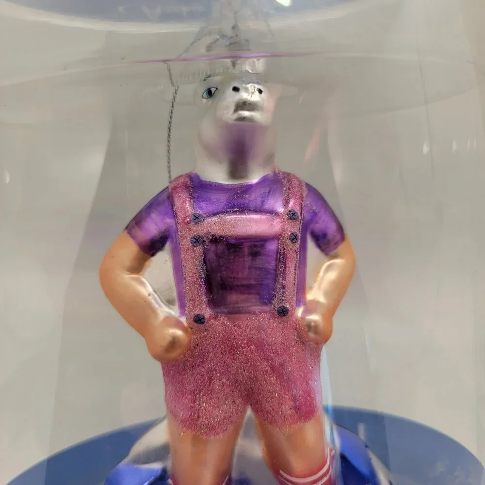 Archie McPhee Lederhosen Unicorn Christmas Ornament New Whimsical Holiday Decor